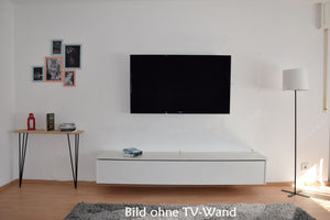 TV- Wand aus Eiche (Astig)